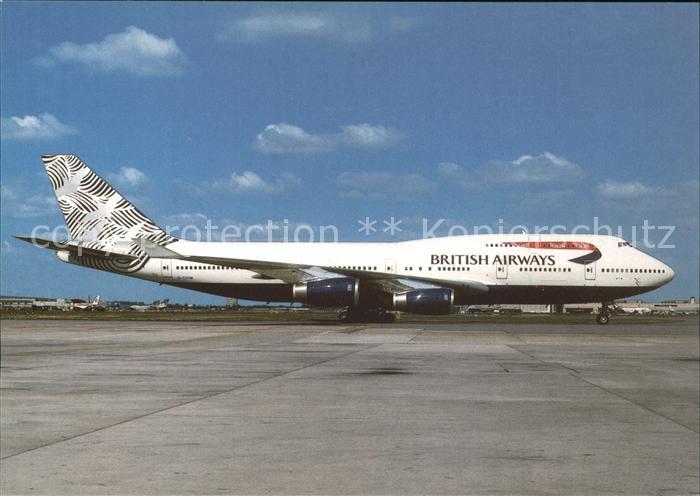 Flughafen Airport Aeroporto British Airways Boeing 747-436 G-CIVM c