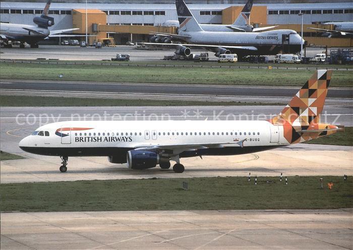 Flugzeuge Zivil British Airways Sterntaler Airbus A-320-211 G-BUSG c/n 039