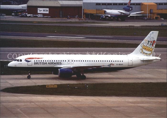 Flugzeuge Zivil British Airways Airbus A-320-211 G-BUSI