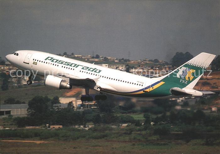 Flugzeuge Zivil Passaredo Airbus A310-322 PP-PSD c/n 437
