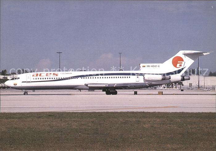 Flugzeuge Zivil Aces Colombia Boeing 727-212 HK-4047-X c/n 2145871327