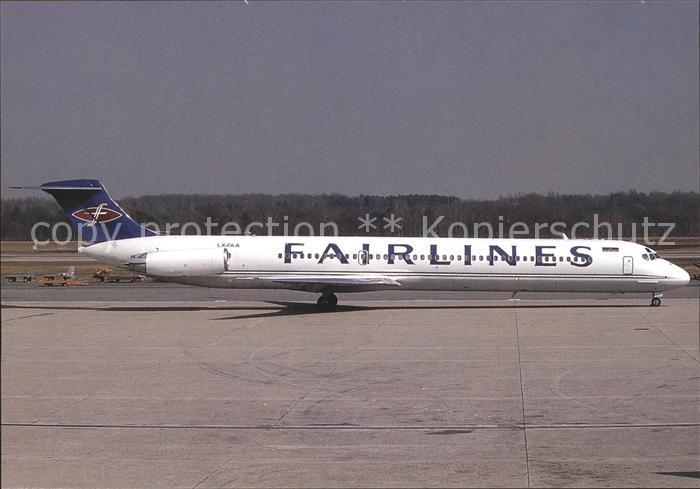 Flugzeuge Zivil Fairlines McDonnell Douglas MD-81 LX-FAA c/n 48051/975
