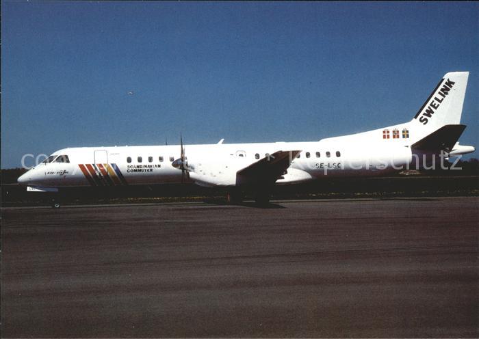 Flugzeuge Zivil Scandinavian Commuter Saab 2000 SE-LSC c/n 2000-044