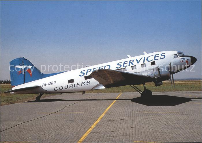 Flugzeuge Zivil Speed Services Couriers DC-3 ZS-MRU c/n 4363