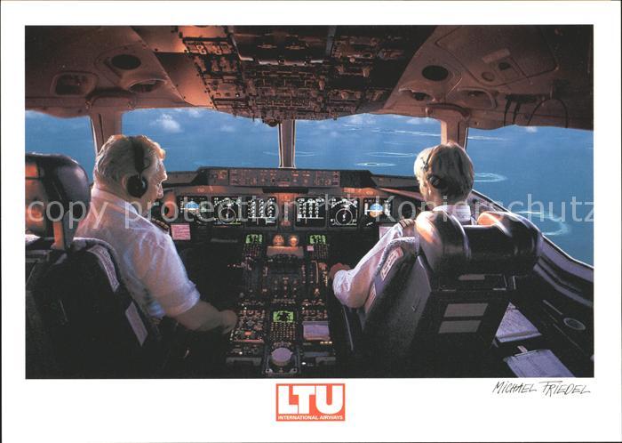 Flugzeuge Zivil LTU Cockpit MD-11