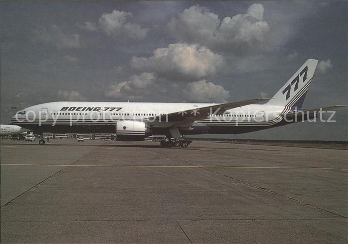 Flugzeuge Zivil Airplane Company Boeing B-777-200A N777