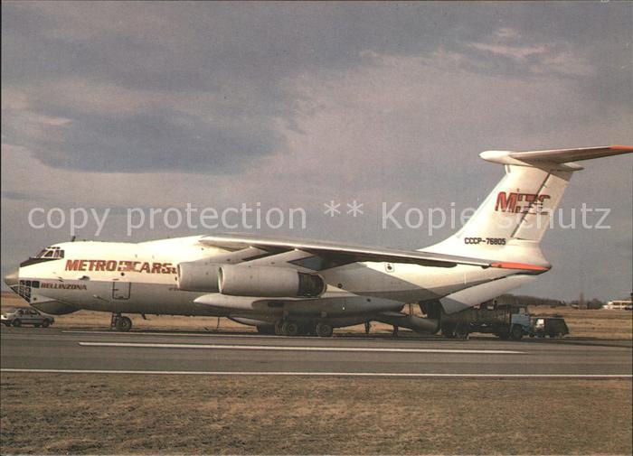 Flugzeuge Zivil Metro Cargo of Switzerland Ilyushin II 76 MD CCCP-76805