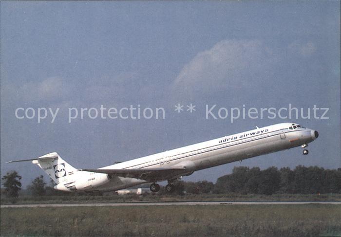 Flugzeuge Zivil Adria Airways McDonnell Douglas MD-82 YU-ANB