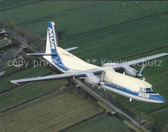 Flugzeuge Zivil Fokker F27 Mk500 Mississippi Valley Airlines N334MV