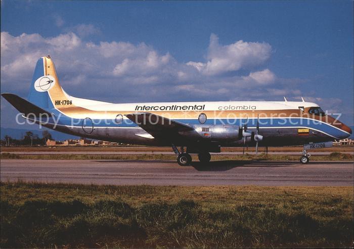 Flugzeuge Zivil Intercontinental Colombia Vc. Viscount
