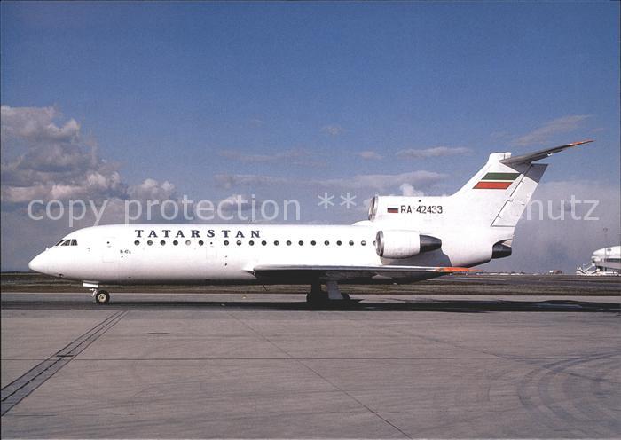 Flugzeuge Zivil Tatarstan Airlines Yak-42D RA-42433 c/n 4520421301017
