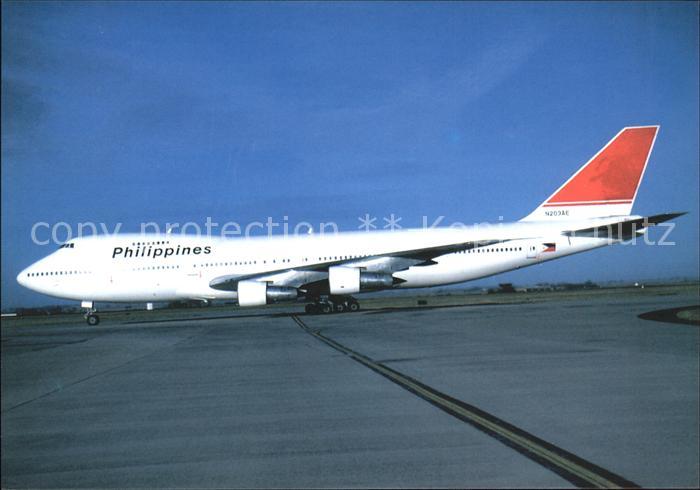 Flugzeuge Zivil Philippines EX-MEA B 747 2B4B combi N203AE c/n 21098