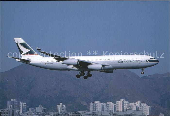 Flugzeuge Zivil Cathay Pacific Airbus A340-211 VR-HMR c
