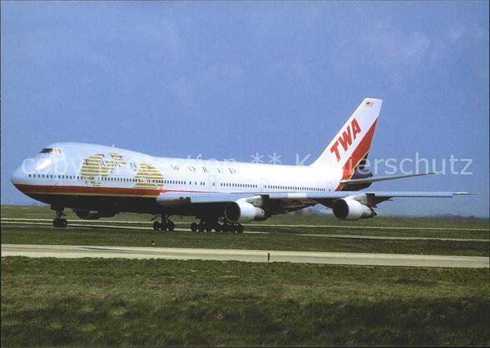 Flugzeuge Zivil TWA B747-131 N93108 c/n 19674/38