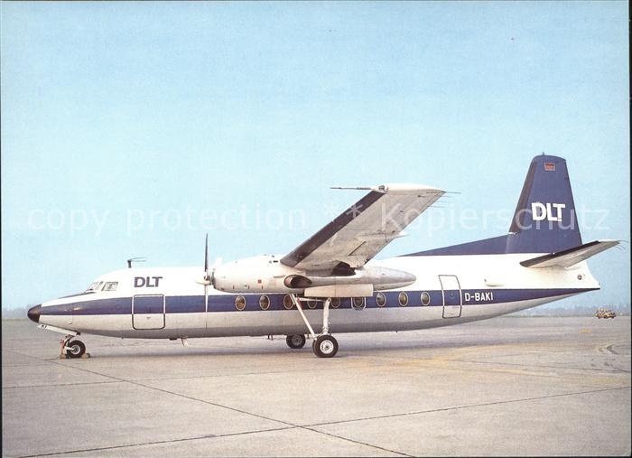 Flugzeuge Zivil DLT Fokker F27 D-BAKI