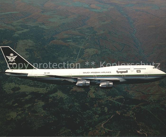 Flugzeuge Zivil Saudia Arabian Airlines Boeing 747-368