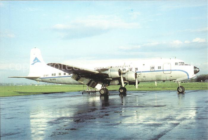 Flugzeuge Zivil Delta Air Transport DC-6-B OO-VFG c/n 45077