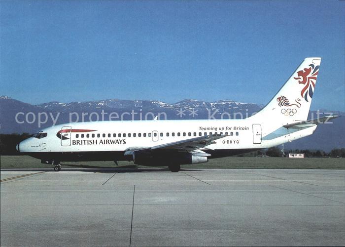 Flugzeuge Zivil British Airways Boeing 737-236 Adv. G-BKYG cn 23165