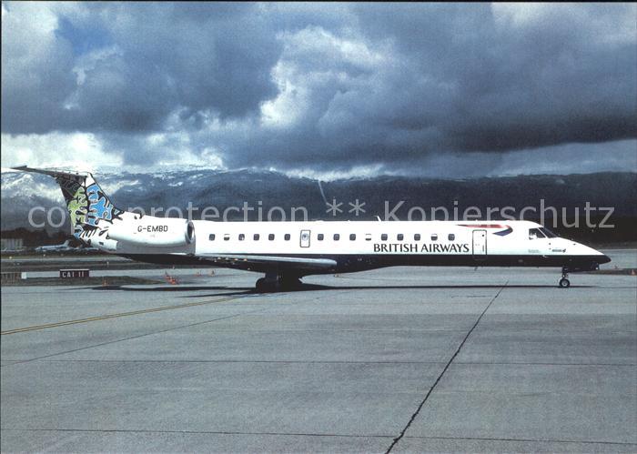 Flugzeuge Zivil British Airways Embraer RJ145EU G-EMBD cn 145039
