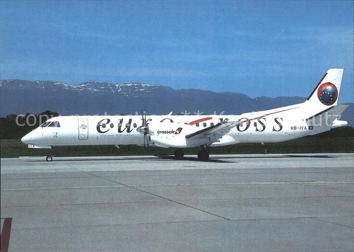 Flugzeuge Zivil Crossair SAAB 2000 HB-IYA cn 2000-056