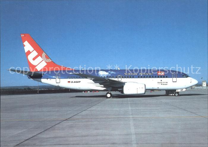 Flugzeuge Zivil TUI Boeing 737-75B D-AGEP cn 28102