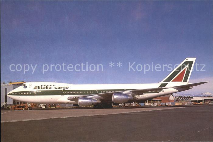 Flugzeuge Zivil Alitalia Cargo Boeing 747/243B F I-DEMC