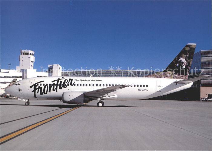 Flugzeuge Zivil Frontier Airlines Grizzly Bear Boeing B