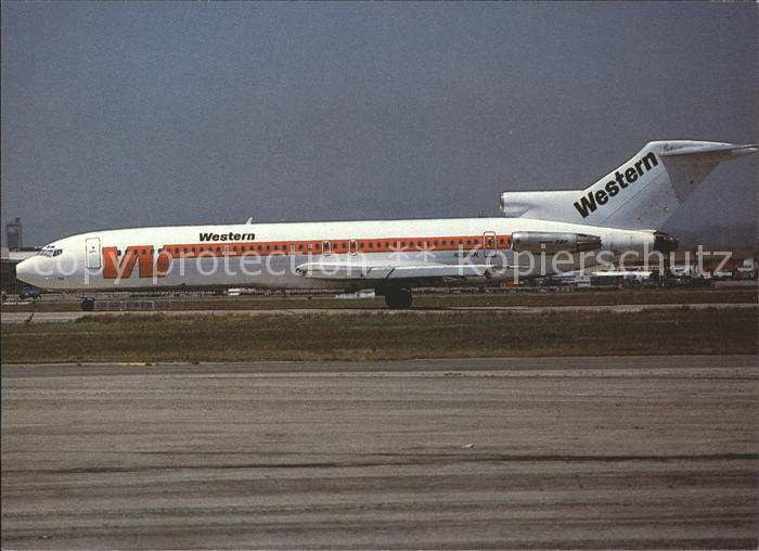 Flugzeuge Zivil Western Airlines Boeing 727