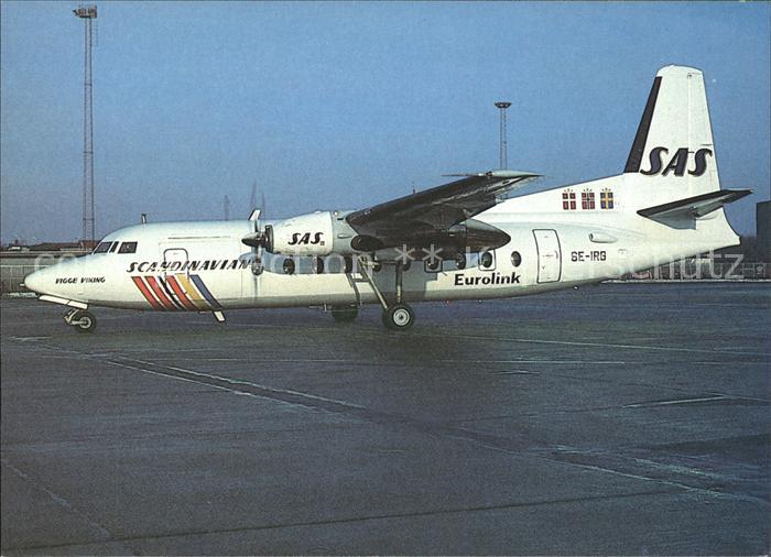 Flugzeuge Zivil SAS Fokker F-27 Friendship