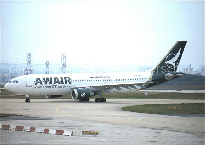 Flugzeuge Zivil Awair Airwagon International A300-605R S7-RGO c/n 584