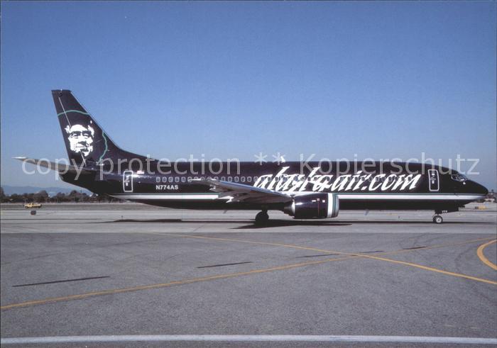Flugzeuge Zivil Alaska Airlines Boeing 737-4Q8 N774AS c