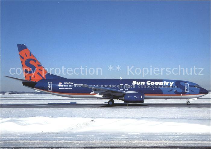 Flugzeuge Zivil Sun Country Boeing 737-800 N800SY