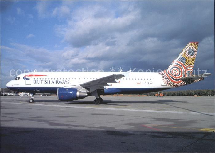 Flugzeuge Zivil British Airways Airbus A-320-211 G-BUSJ c/n 0109