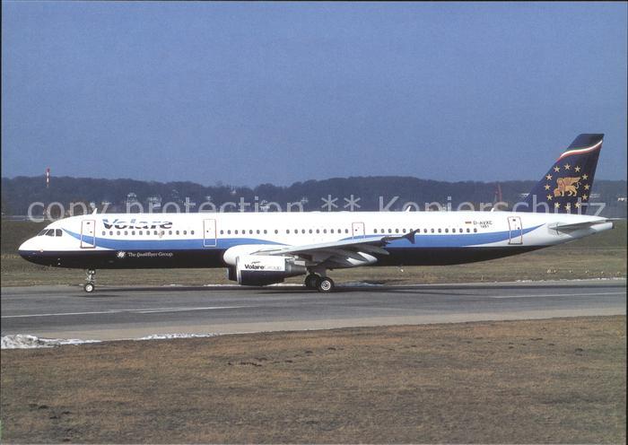 Flugzeuge Zivil Volare Airlines A321-211 D-AVXC c/n 1451