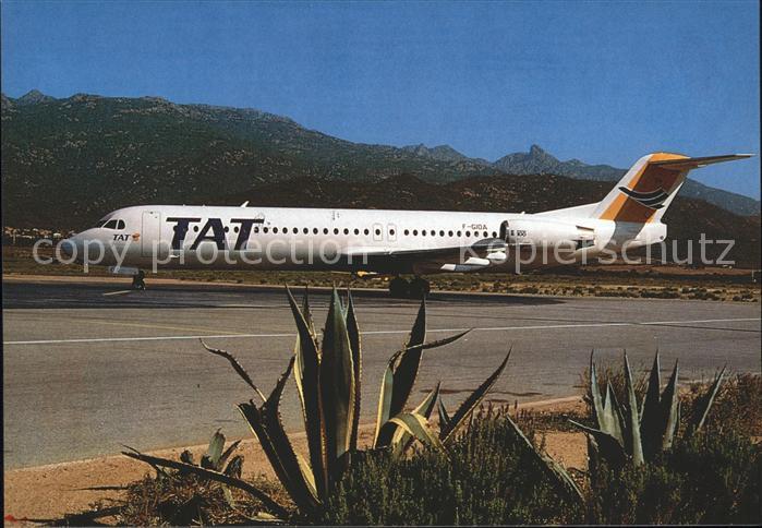 Flugzeuge Zivil T.A.T. Fokker 100 F-GIOA