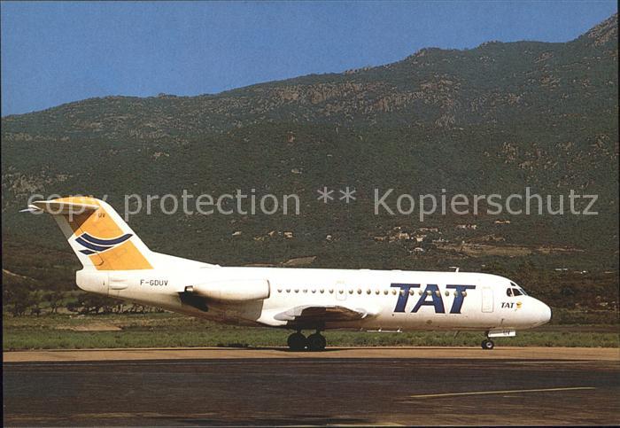Flugzeuge Zivil T.A.T. Fokker F-28.2000 F-GDUV