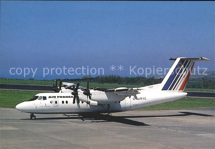 Flugzeuge Zivil Air France Brymon De Havilland Dash 7 G-BRYC