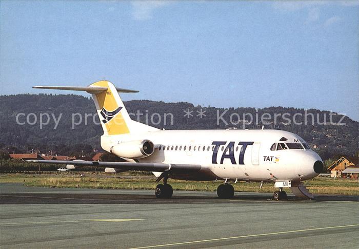 Flugzeuge Zivil T.A.T. Fokker F-28-1000 F-GIMH