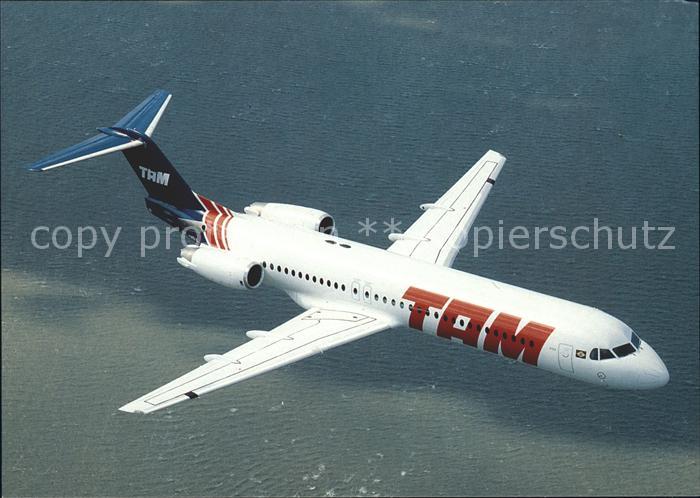 Flugzeuge Zivil TAM Transportes Aereos Regionais S.A. Foker 100 PT-MRA