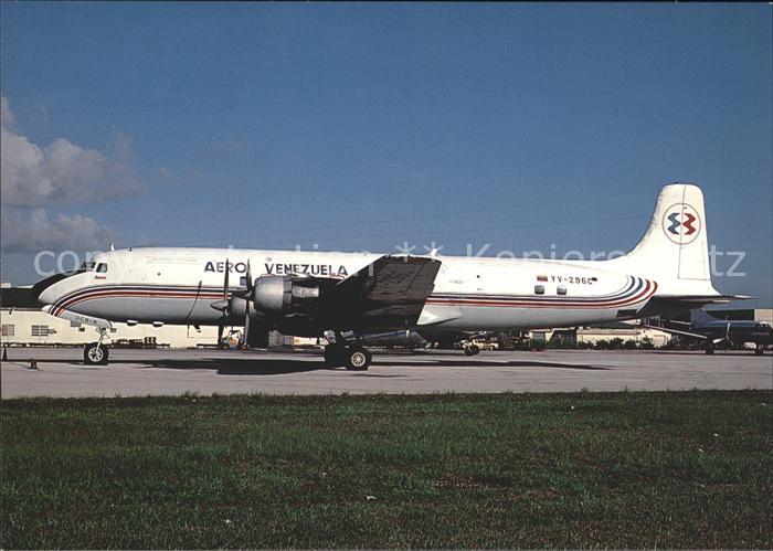 Flugzeuge Zivil Aero Venezuela Douglas DC-6B YV-296C