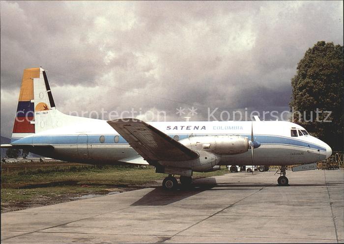 Flugzeuge Zivil Satena Colombia HS-748 Fac 1102