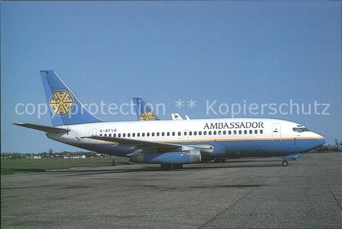 Flugzeuge Zivil G-BFVB Boeing 737 Ambassador