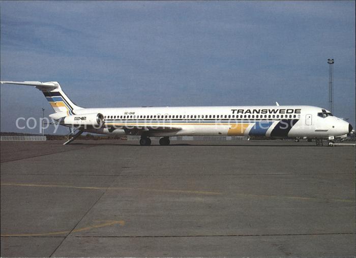 Flugzeuge Zivil Transwede Airways MD-83