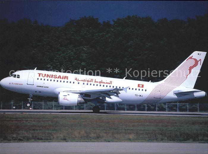 Flugzeuge Zivil Tunisair A319-114 TS-IMJ