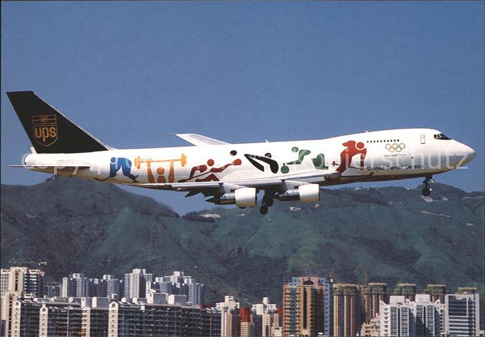 Flugzeuge Zivil UPS Olympic Games Worldwide Partner Boeing 747-212B F N521UP c/n