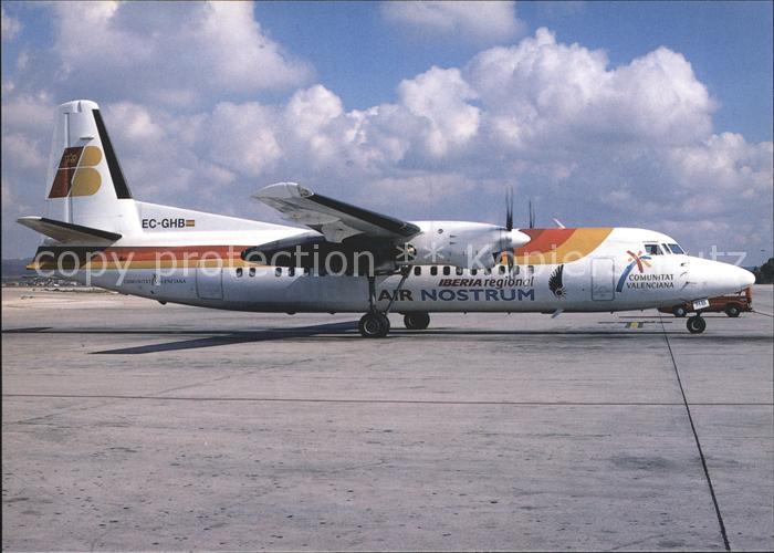 Flugzeuge Zivil Iberia Regional Fokker 50 EC-GHB c/n 20257