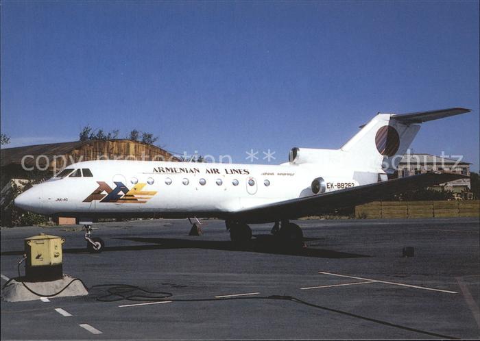 Flugzeuge Zivil Armenian Air Lines Yak-40K EK-88262 c/n 9711752