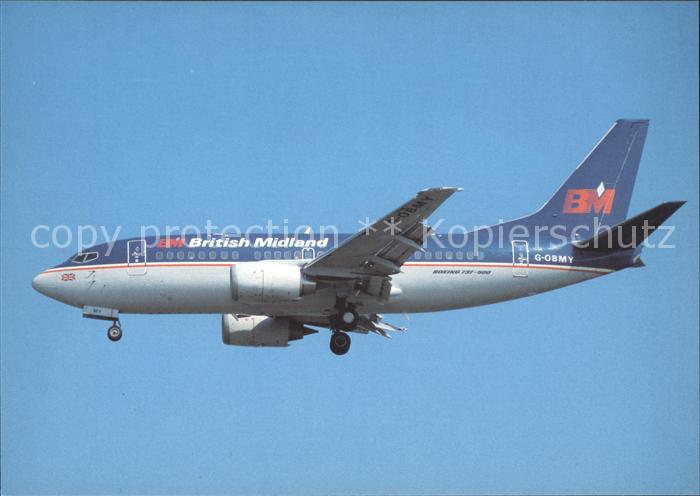 Flugzeuge Zivil British Midland Boeing 737-59D G-OBMY cn 26419