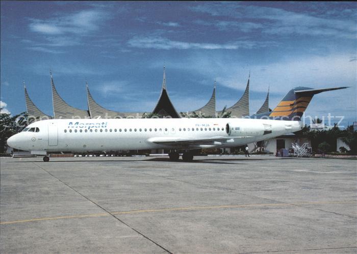 Flugzeuge Zivil Morpati Fokker 100 PK-MJA cn 11453