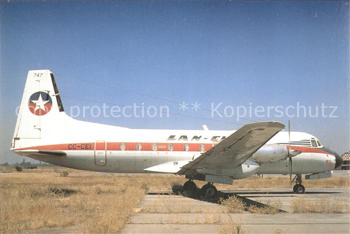 Flugzeuge Zivil Lan Chile HS 748-234 CC CEI C/N 1620